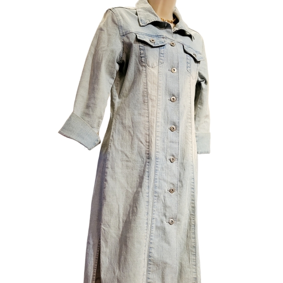 Baby Blue Denim Dress 7 - Picture 1 of 11